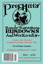 Prof. Hitt's Ready Reference Rundowns & Workouts -  Numerology Guide