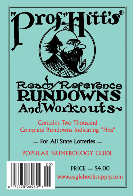 Prof. Hitt's Ready Reference Rundowns & Workouts -  Numerology Guide