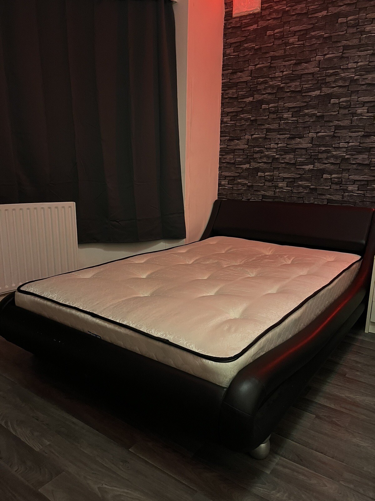 Enzo Italian Modern Small Double Bed Frame eBay