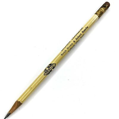 La Porte City, IA SKELLY Advertising Slim Wood Pencil Brown Transfer Gas Oil G23