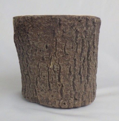 5” Ceramic Faux Wood Tree Stump, Tree Trunk Flower Pot ~ New - 第 4/6 張圖片