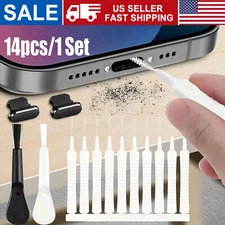Cell Phone Speaker Dust Removal Tool Kit, Cleaner for iPhone, Samsung - 14Pcs