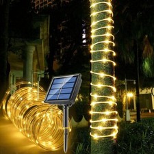 39FT 100 LEDs Solar Rope Lights Waterproof IP65 , String Lights, Outdoor Decor