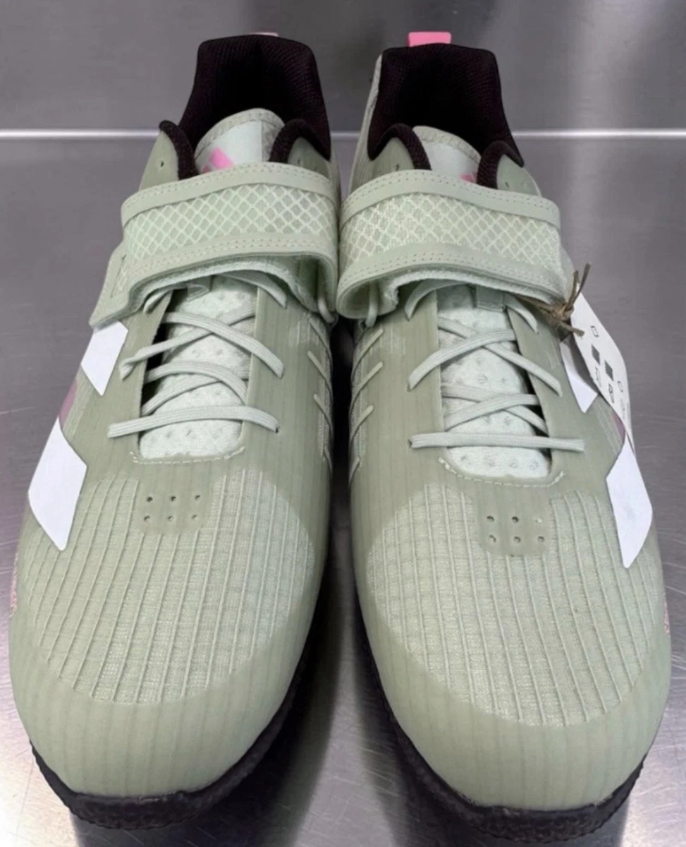 adidas Adipower Weightlifting 3 Linen Green Beam Pink for Sale 