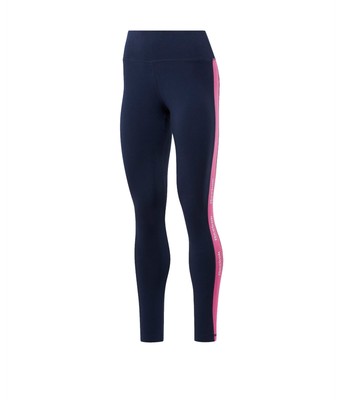 Reebok Womens Training Compression Athletic Pants, Blue, Small