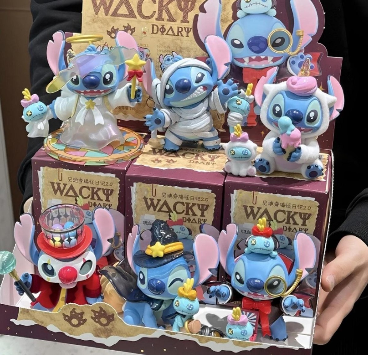 TOP TOY Disney Stitch Blind Box Wacky Diary 2.0 Collectible Figure
