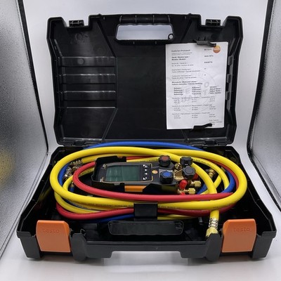 Testo 557s Digital Manifold Kit With Hoses and Compact Ball Valves - As Is