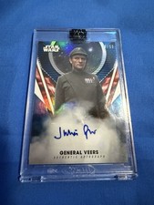 2023 Star Wars Signature Series Auto Julian Glover General Veers Blue /50
