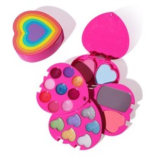 Heart Shape for Kids Makeup Kit, Real, Non Toxic, Washable Make up for Girls Kid