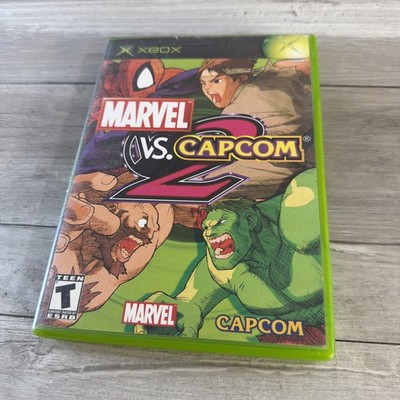 Marvel vs. Capcom 2 (Microsoft Xbox, 2003) No Manual Marvel Fighting Game TESTED