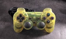 Sony PlayStation 2 PS2 OEM Lemon Clear Yellow DualShock 2 Controller SCPH-10010