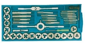 Set Maschi e Filiere Metriche 40 pz | Alta Precisione Meccanica