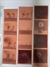 Vintage Lot Of 12 Women Portraits  Playing Sports Color Negatives Kodak