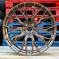 20" VW TRANSPORTER T5 T6 T6.1 WOLFRACE MUNICH RE SATIN BRONZE 9j ALLOYS X4