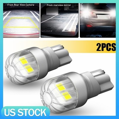 2Pcs AUXITO 921 912 LED Reverse Backup Light Bulbs 2400LM 6500K Bright T15 W16W