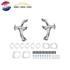 Shorty Car Exhaust Manifold Headers Kit For 1932-1953 Ford Flathead V8 Stainless