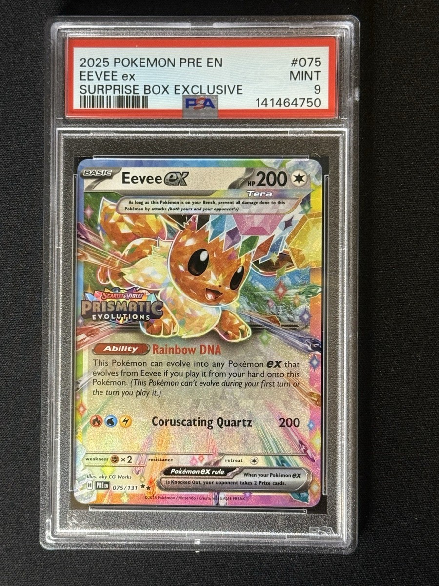 Eevee ex - (Prismatic Evolutions Stamp) 075/131 Miscellaneous