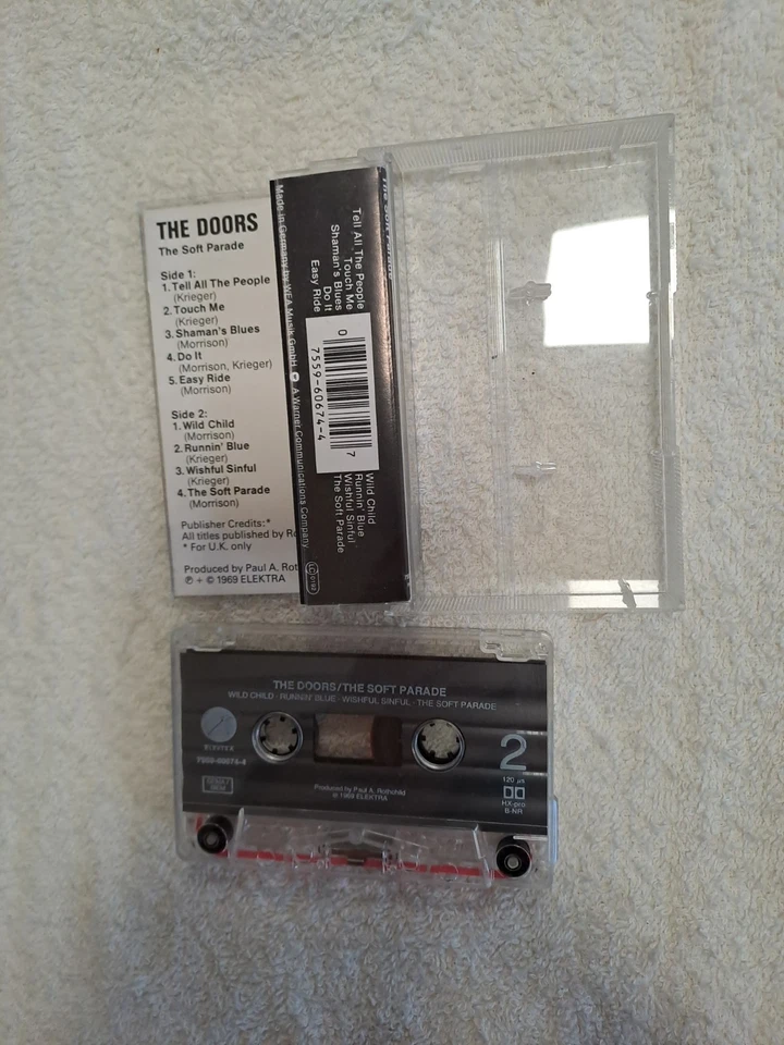 The Doors - Soft Parade Cassette Tape TESTED EXCELLENT PLAYBACK - Image 2 of 4