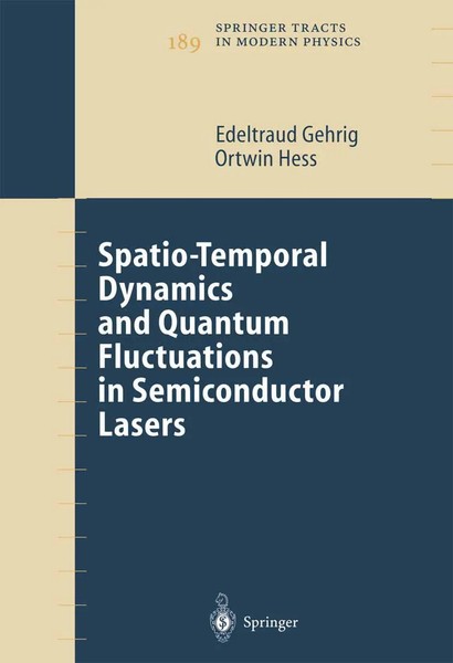 Edeltraud Gehrig (U. A.) | Spatio-Temporal Dynamics And Quantum Fluctuations...-image