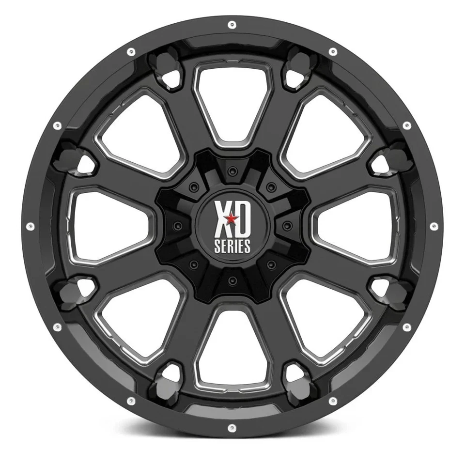 XD Series XD825 BUCK 25 Wheel 20x9 (0, 8x170, 125.1) Black Single Rim Foto 2 de 4