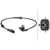 Sensor Raddrehzahl 2-Polig Hallsensor 592 Mm Kabel Hella FüR U.A. Dacia Duster