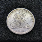 1840 Seated Liberty Half Dime - No Drapery - Philadelphia - F-VF Det. - Cleaned
