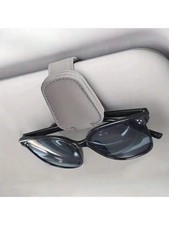Magnetic Leather Sunglasses Holder for Car Interior accessories hanger clip..