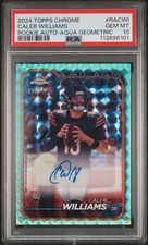 2024 TOPPS CHROME ROOKIE AUTOS VARIATIONS #RACWI CALEB WILLIAMS 137/199 PSA 10