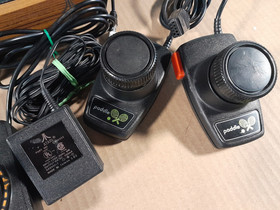 Atari 2600 VCS Woodgrain Console Bundle, Lot, Games, Joysticks CLEANED & TESTED