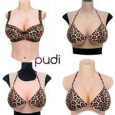 C-G Cup Realistic Fake Boobs For Crossdresser Silicone Breast Forms Breast Plate
