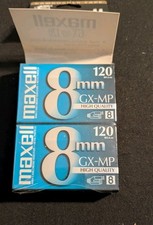 Lot Of 2 8 Maxwell 8mm Tapes