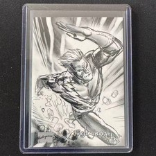 💎2024 SKYBOX MASTERPIECES PRESENTS NAHUEL GREGO PRELIMINARY ART QUICKSILVER #44