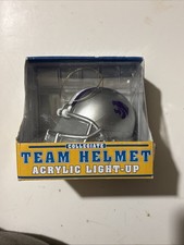Collegiate Acrylic  Light Up  Kansas State Wildcats Helmet Ornament SC Sports