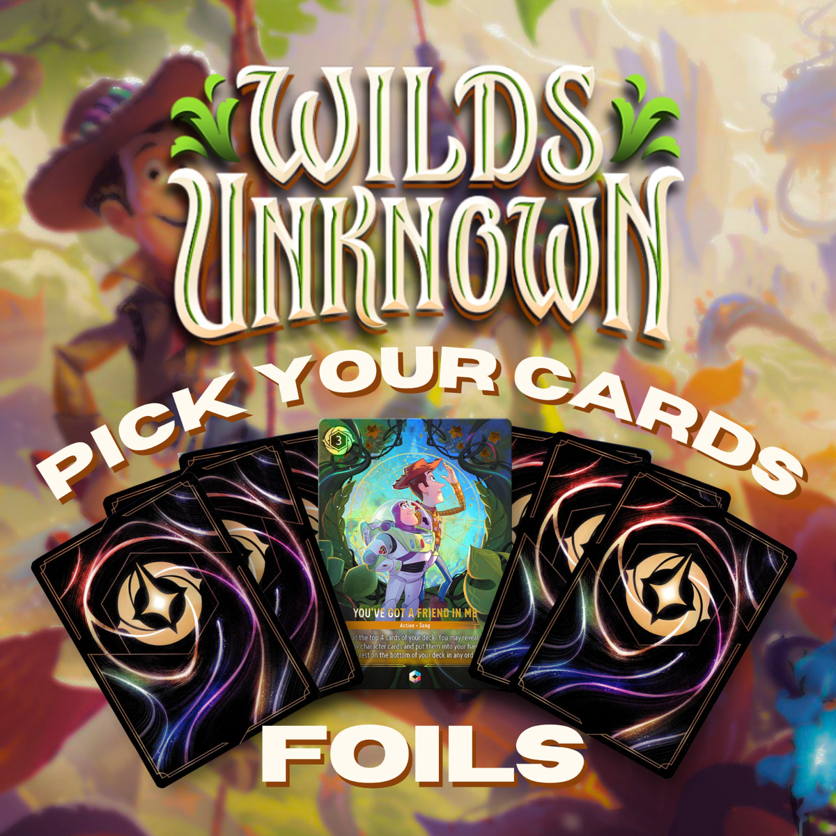 Disney Lorcana Wilds Unknown FOILS - YOU PICK! Bundle & Save Free Shipping