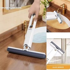 Mini Folding Squeeze Mop Compact Self-Wringing Sponge Cleaner for Home Car UK