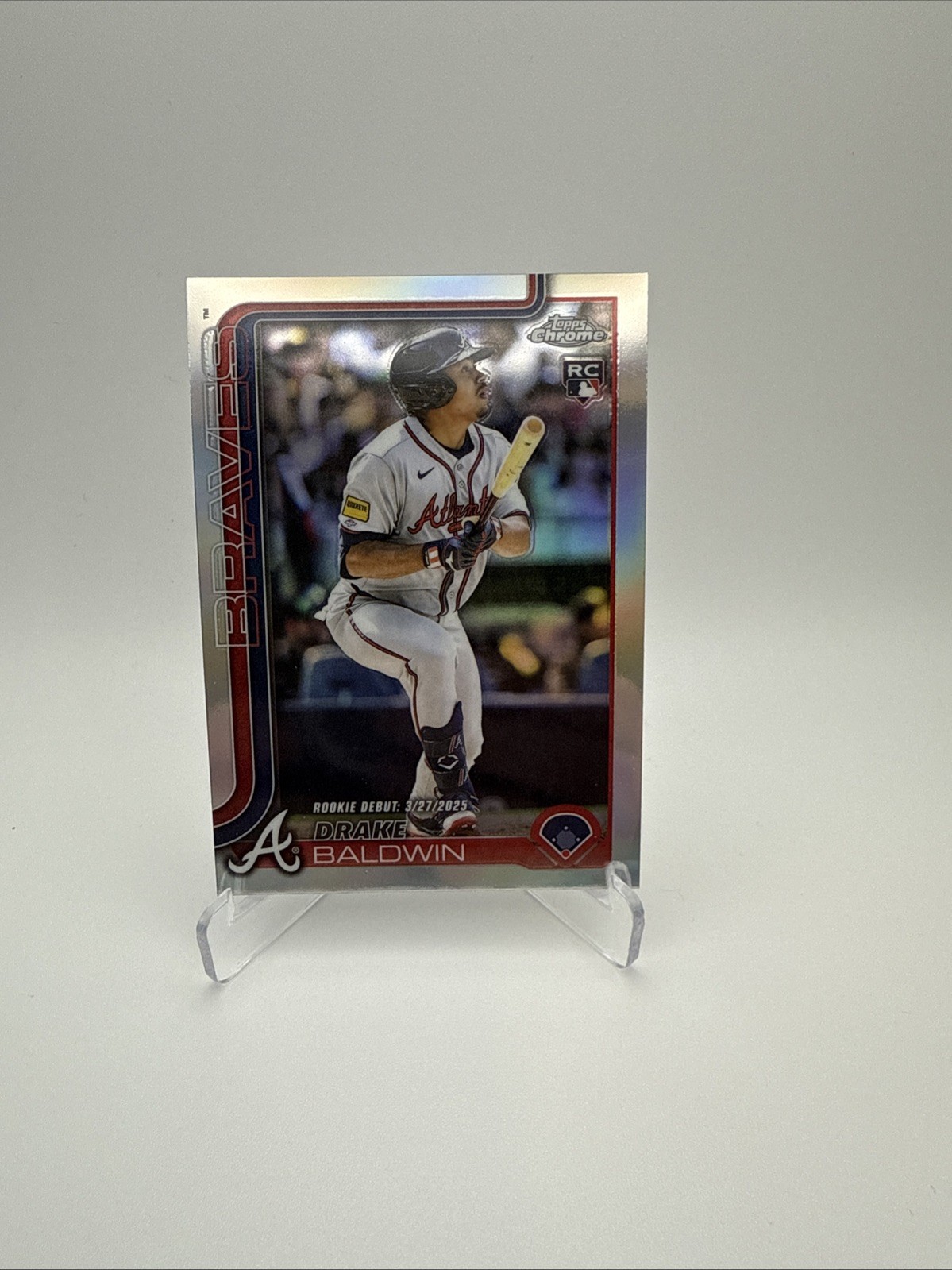 2025 Topps Chrome Update Drake Baldwin RC Refractor Rookie #USC88 Braves
