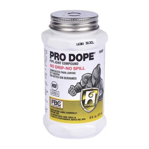 Hercules Pro Dope 15420 Gray Pipe Joint Compound Thread Sealant 8 oz No Drip