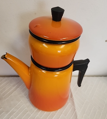 Le creuset MCM Vintage FRANCE AUBECQ Depose Percolator Coffee Pot
