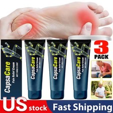 3PCS USA CapsaCare Neuropathy Massage Cream   Soothing Nerve Pain Relief 100g