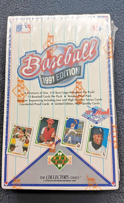 Upper Deck 1991 Edition Factory Sealed High Series Baseball Cards Find The Hank