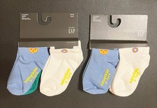 Baby GAP No-show Socks 8 Pairs 2-3 Years Multiple Colors and Designs Unisex New