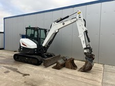 Bobcat E60 - 6 Ton Digger Excavator - 2022 Year - ONLY 850 HOURS - 3 Buckets