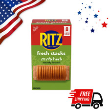 Ritz Fresh Stacks Zesty Herb Crackers 11.8 Oz 8 Multi Snack Packs Travel Snacks Ritz Fresh Stacks Zesty Herb Crackers 11.8 Oz 8 Multi Snack Packs Travel Snacks