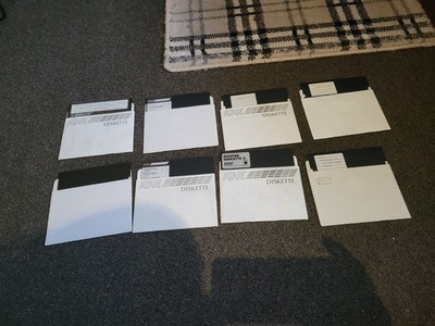 8x Atari Disks, Spiele/Software - u.a. DOS 3, Atariartist, Payoff, etc.