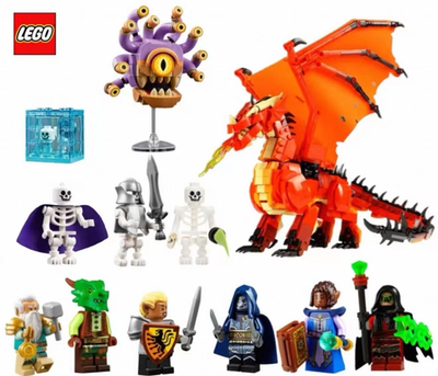 LEGO 21348 Dungeons and Dragons: Red Dragon's Tale Minifigures