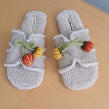 Women  s Cozy Faux Fur Slippers Soft Indoor Slides Non-Slip Sole