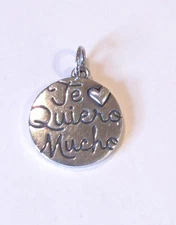 James Avery 925 Sterling Silver Te Quiero Mucho Charm