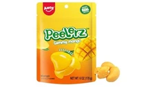 Amos Peelerz Fruit Gummy Candy, Mango Flavor, Peelable, 6 oz Bag (Pack of 12)