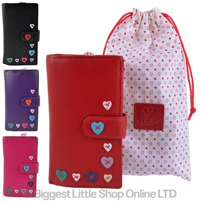 Große Damen-Geldbörse/Portemonnaie aus Leder von Mala; Lucy Collection Handy ...