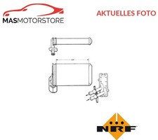 WÄRMETAUSCHER INNENRAUMHEIZUNG NRF 58622 A FÜR VW GOLF III,POLO,PASSAT